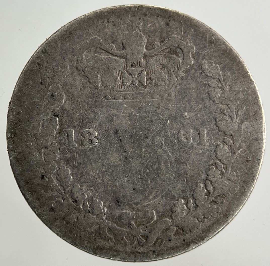 1861 Victoria Threepence Silver Coin | Fair Grade
