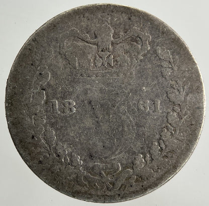 1861 Victoria Threepence Silver Coin | Fair Grade