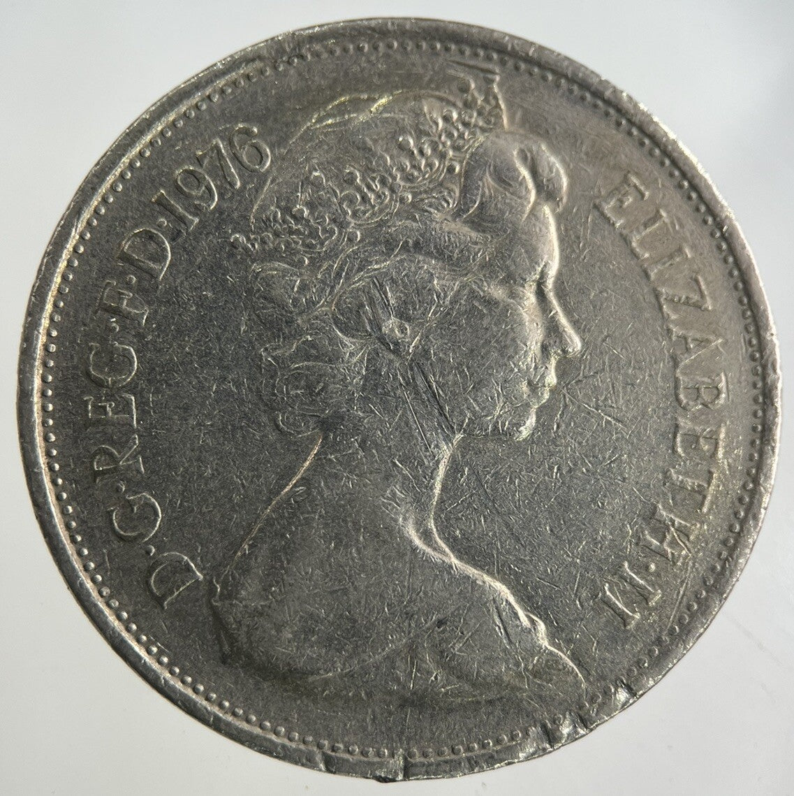 1976 Elizabeth II 2nd 10p Ten - Pence Coin | Fine Collectable Grade