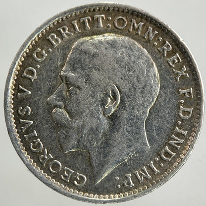 1918 George V Threepence Silver Coin | Fine Collectable Grade