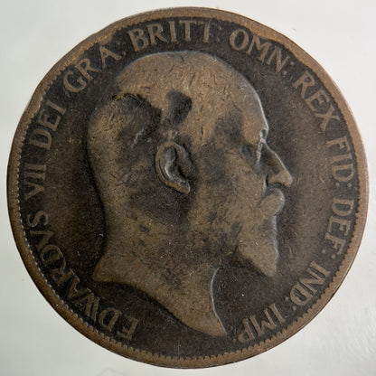 1903 Edward VII One Penny Coin | Collectable Grade