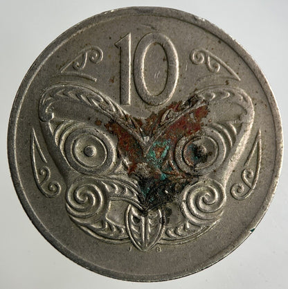 1973 New Zealand 10 Cents Coin | Fine Collectable Grade