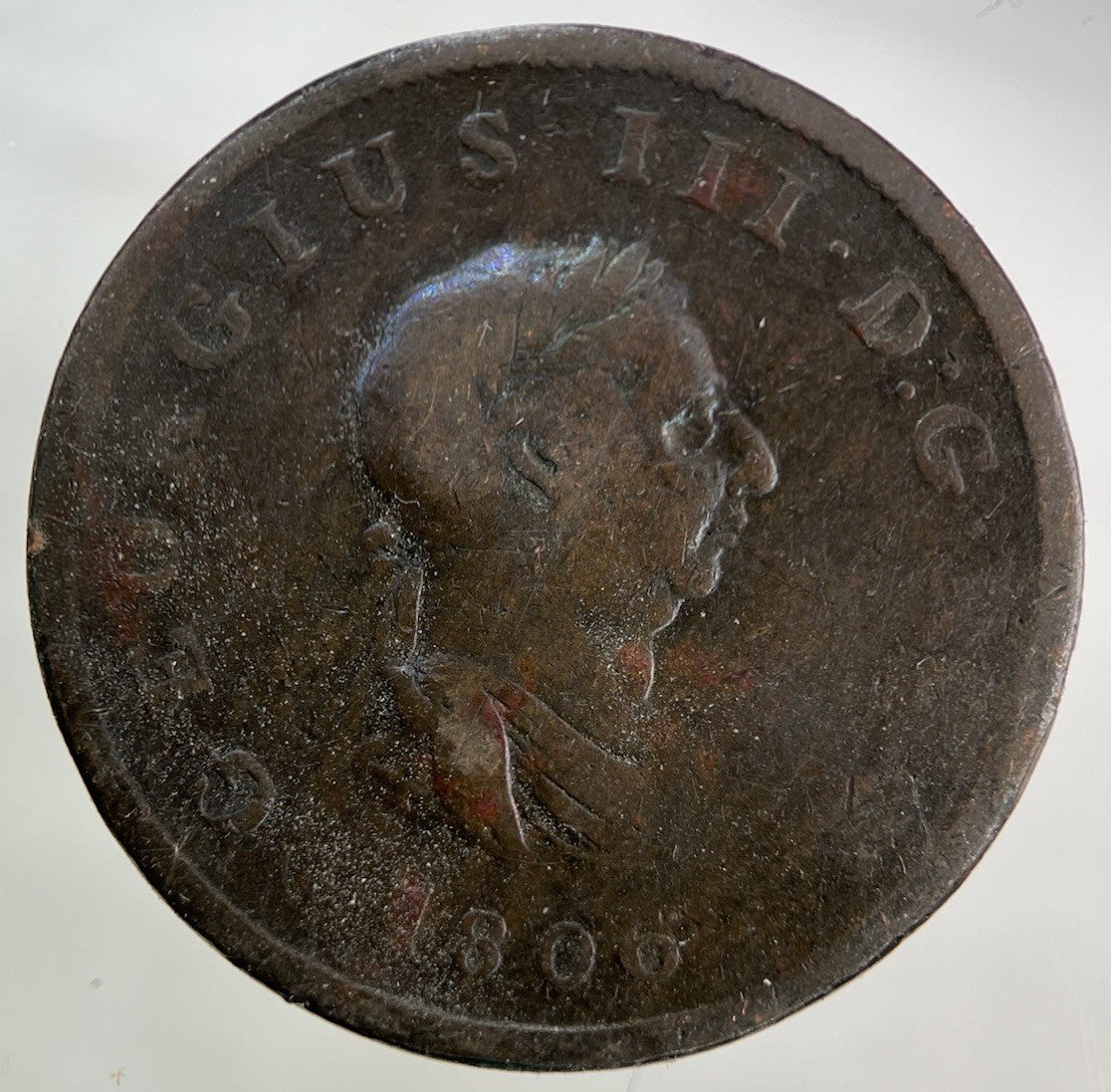 1806 George III 3rd Half - Penny Coin | Collectable Grade