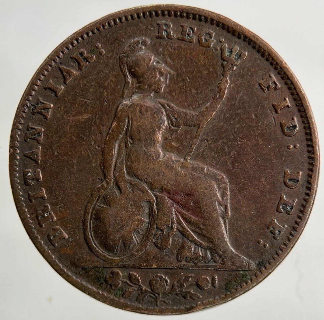 1845 Victoria Farthing Coin | Collectable Grade