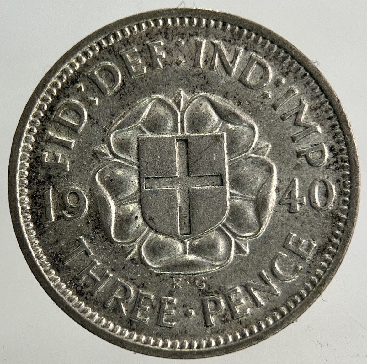 1940 George VI Threepence Silver Coin | Very High Grade