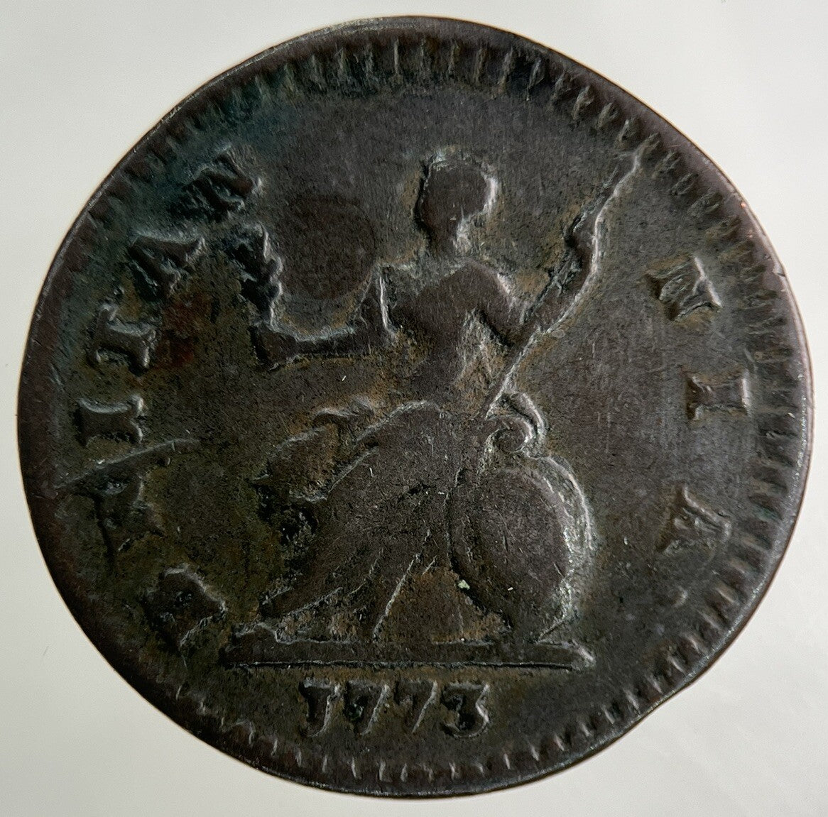 1773 George III 3rd Farthing Coin | Very High Grade