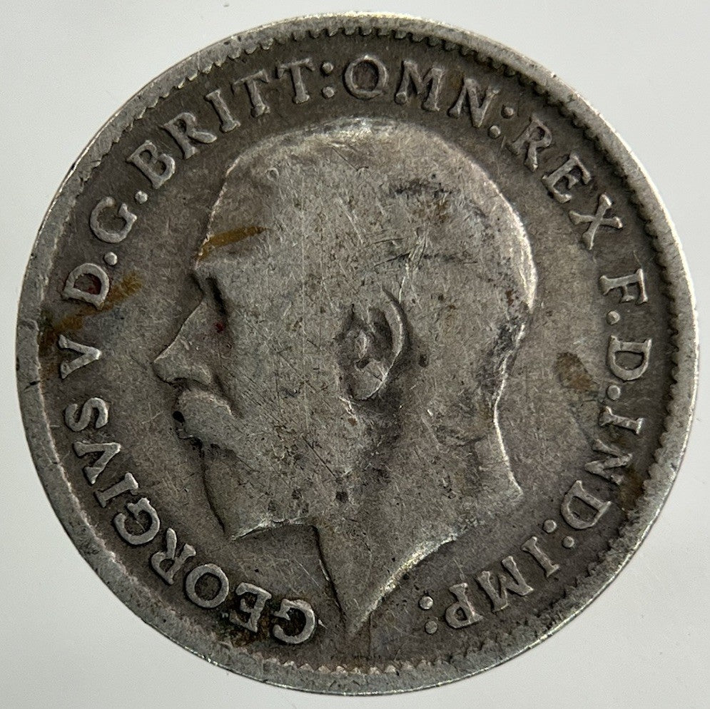 1913 George V Threepence Silver Coin | Fine Collectable Grade