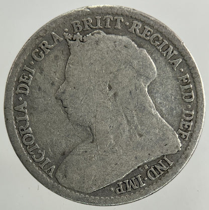 1894 Victoria Threepence Silver Coin | Collectable Grade