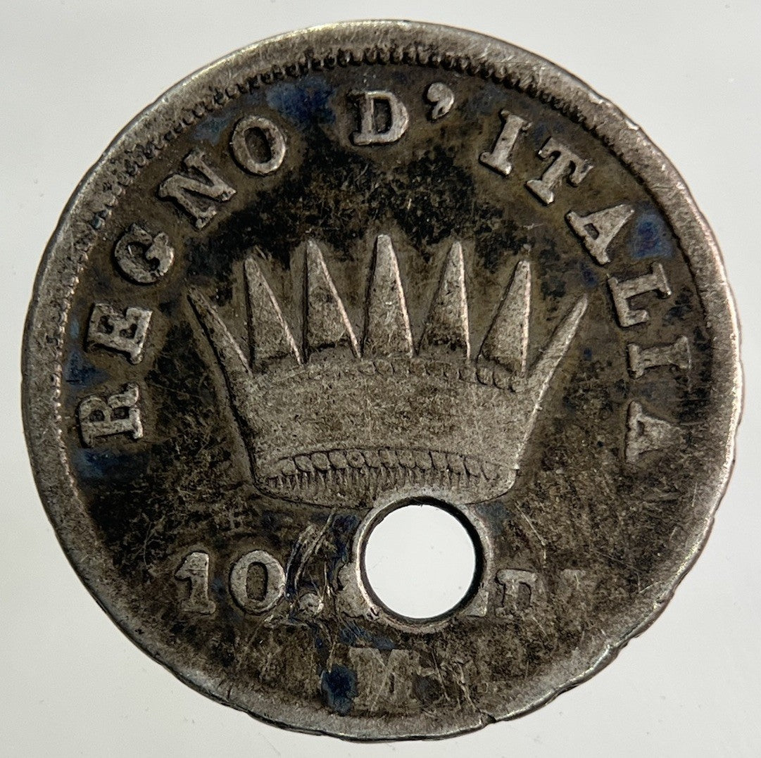 1809 Italy Napoleon 10 Soldi Silver Coin | Collectable Grade
