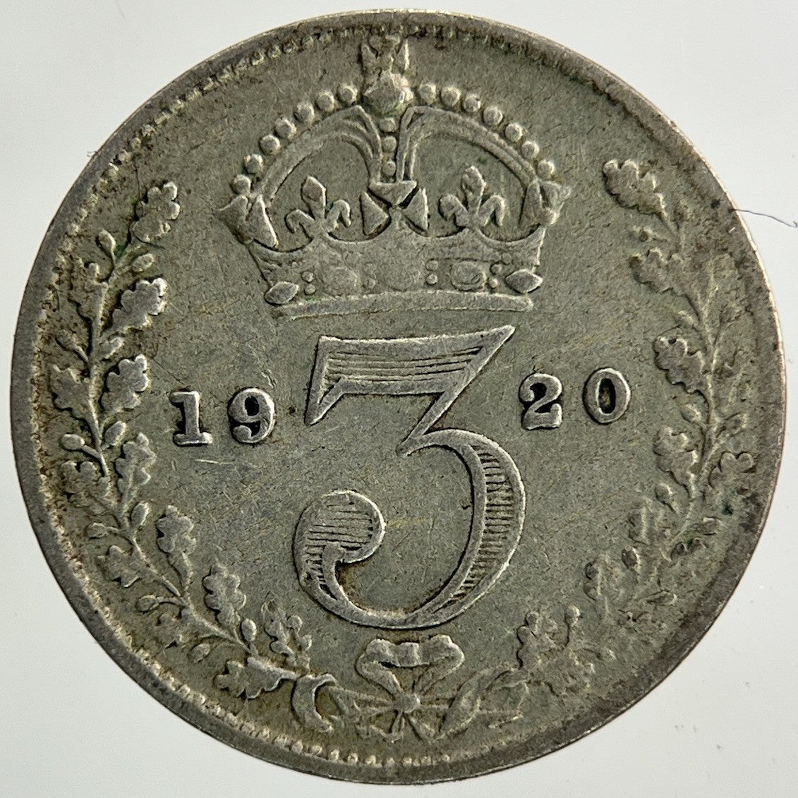 1920 George V Threepence Silver Coin | Fine Collectable Grade