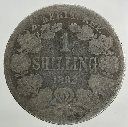 1892 South Africa One Shilling Silver Coin | Collectable Grade