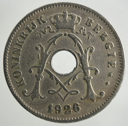 1926 Belgium 10 Centimes Coin | Fine Collectable Grade