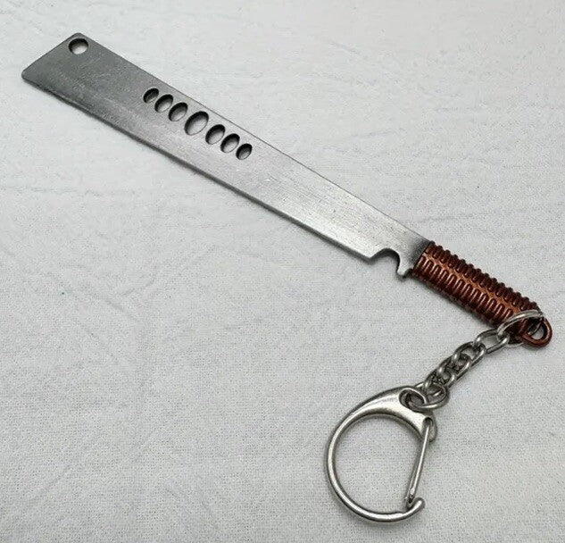 Mini Sword Weapon Knife Shaped Keyring Premium Keychain Gift UK