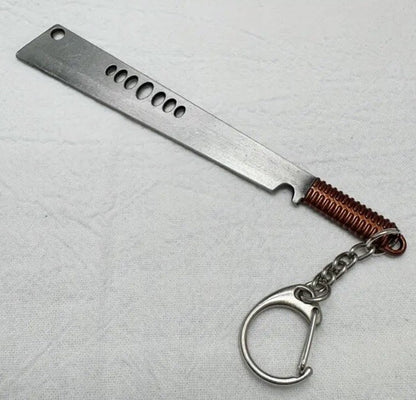 Mini Sword Weapon Knife Shaped Keyring Premium Keychain Gift UK