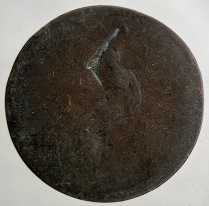 British George III 3rd Half - Penny Coin | Worn Grade