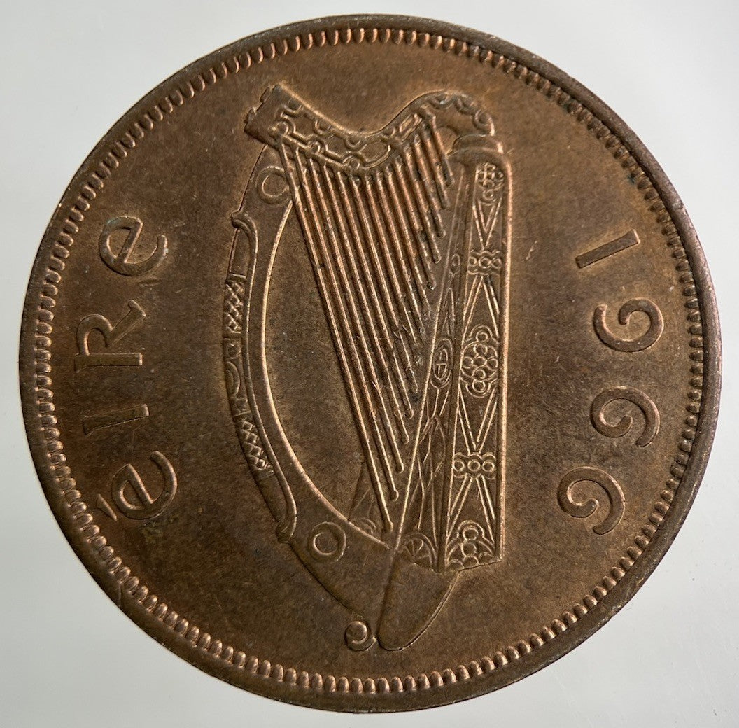 1966 Irish Ireland One Penny Coin | Very High Grade