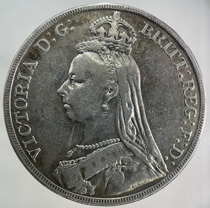 1891 Victoria Crown Silver Coin | Fine Collectable Grade