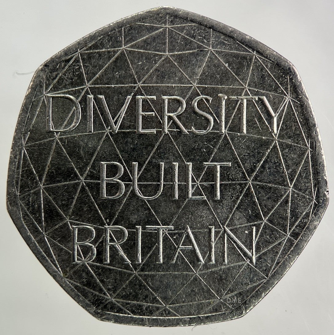 2020 Diversity Built Britain 50p Fifty - Pence Coin | Collectable Grade