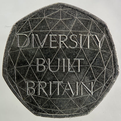 2020 Diversity Built Britain 50p Fifty - Pence Coin | Collectable Grade