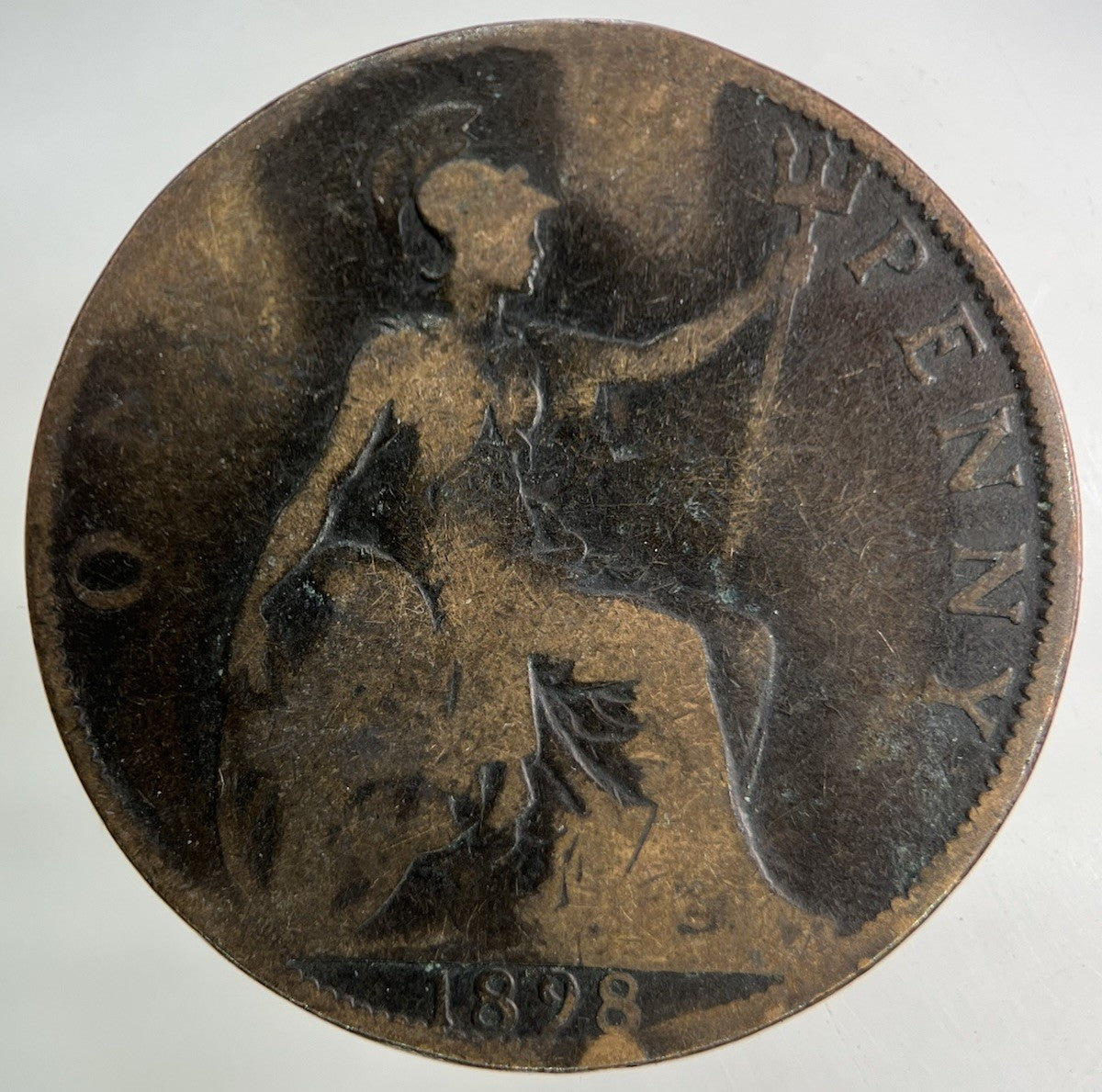 1898 Victoria One Penny Coin | Collectable Grade