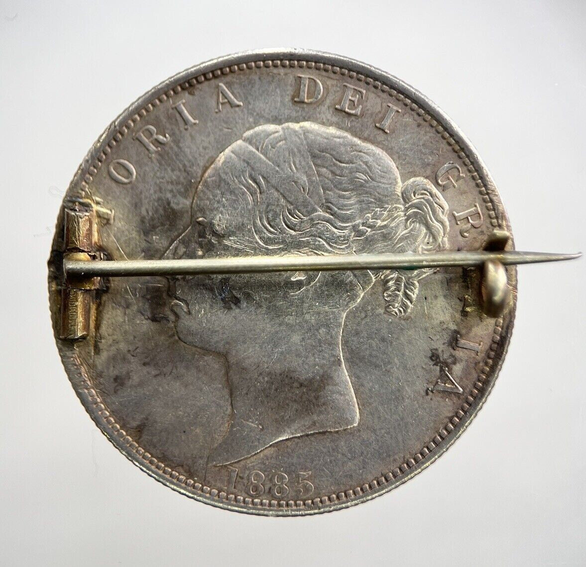 1885 Victoria Half - Crown | British Silver Coin | Fine Collectable Grade | a457