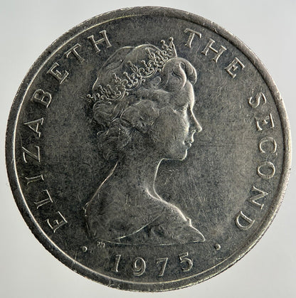 1975 Isle Of Man 10p Ten - Pence Coin | Fine Collectable Grade