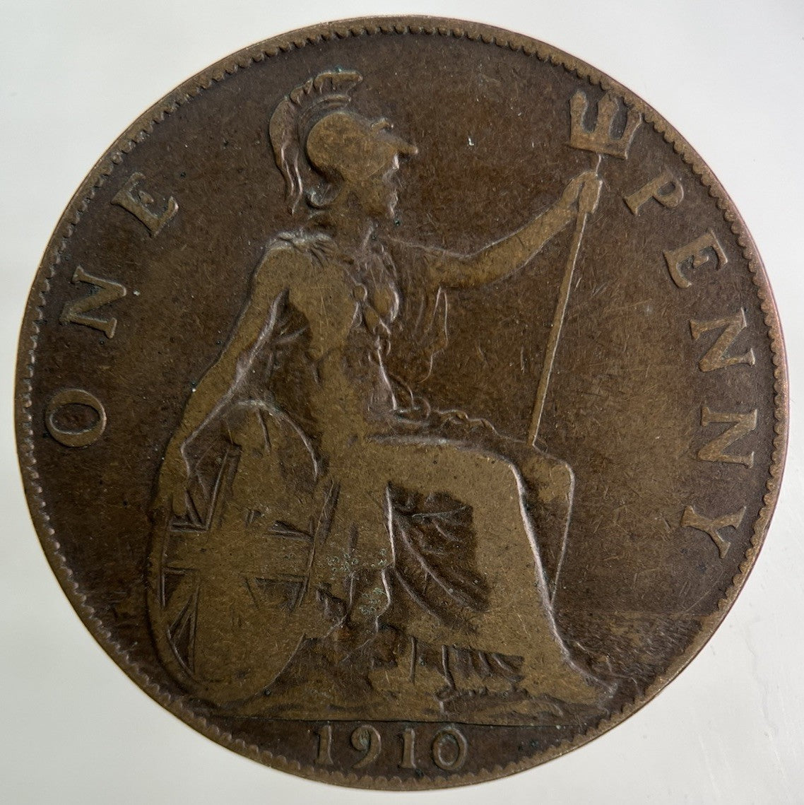 1910 Edward VII One Penny Coin | Collectable Grade