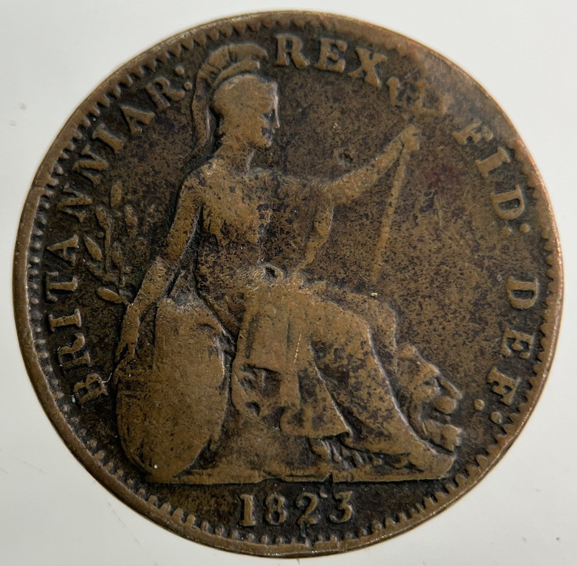 1823 George IV Farthing Coin | Collectable Grade