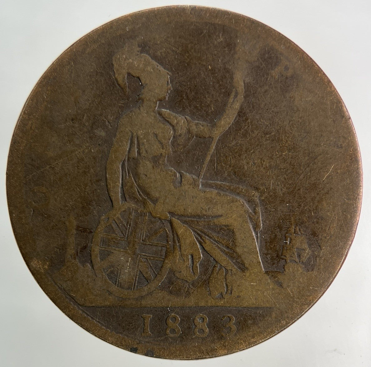 1883 Victoria One Penny Coin | Collectable Grade
