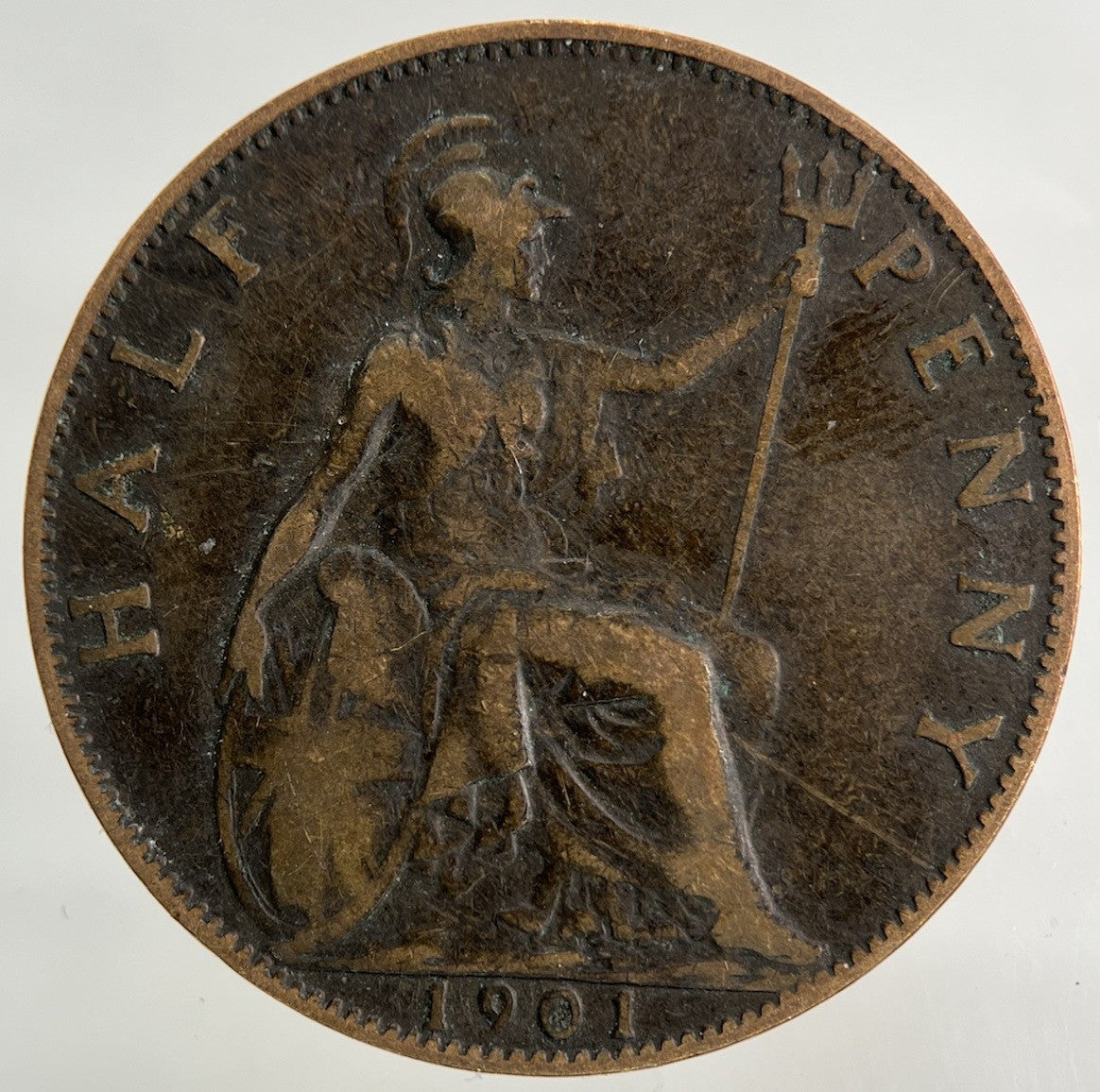 1901 Victoria Half - Penny Coin | Collectable Grade