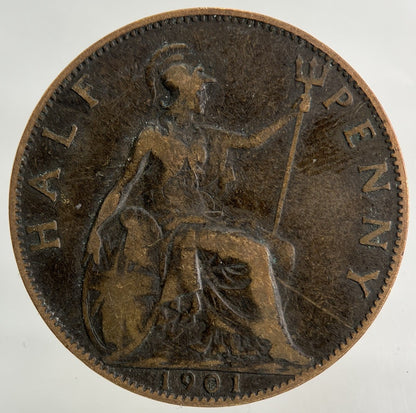 1901 Victoria Half - Penny Coin | Collectable Grade