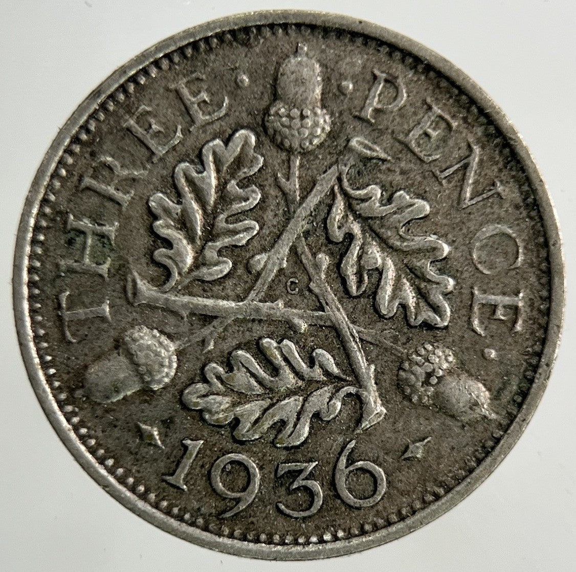 1936 George V Threepence Silver Coin | Fine Collectable Grade