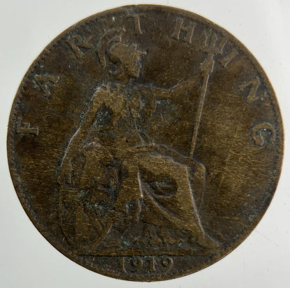 1919 George V Farthing Coin | Collectable Grade