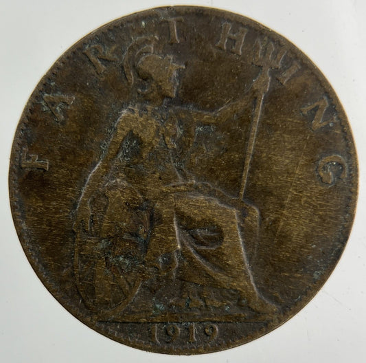 1919 George V Farthing Coin | Collectable Grade