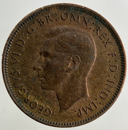 1944 George VI Wren Farthing Coin | Fine Collectable Grade