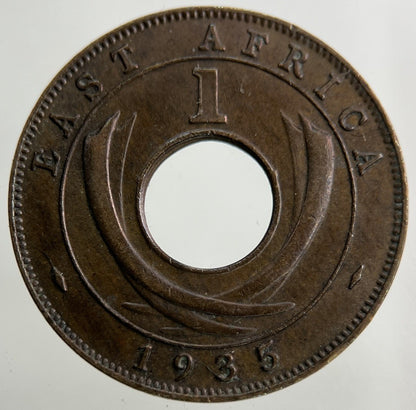 1935 East Africa One Cent Coin | Very High Grade