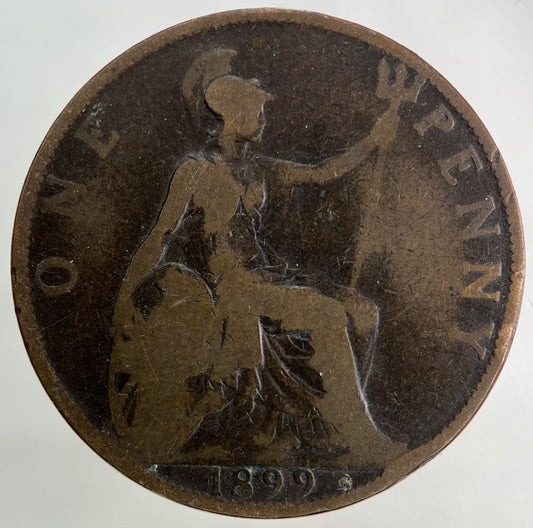 1899 Victoria One Penny Coin | Collectable Grade