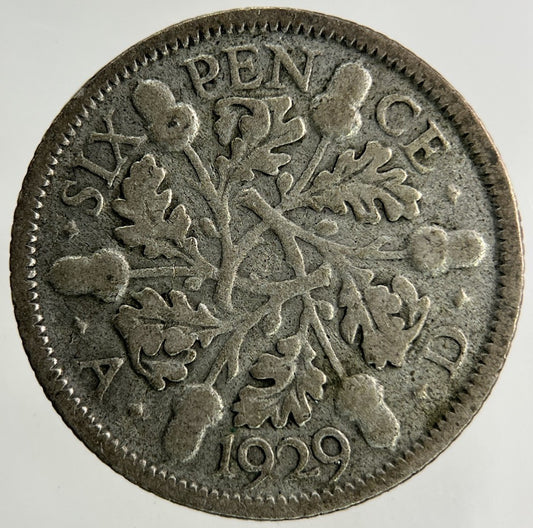 1929 George V Sixpence Silver Coin | Collectable Grade