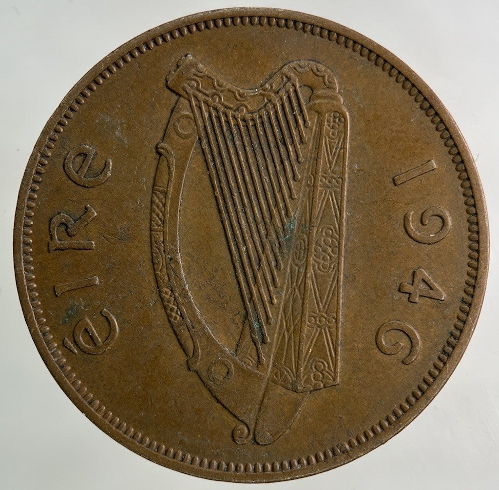 1946 Irish One Penny Coin | Very High Grade