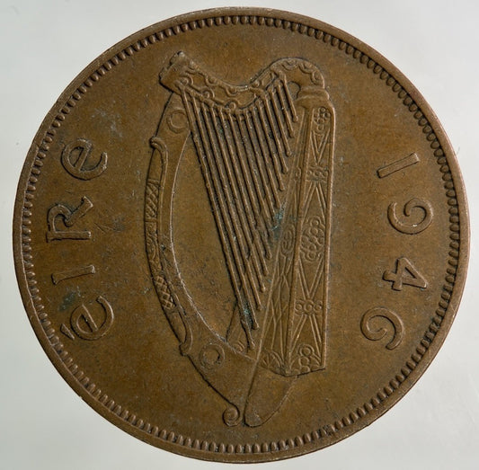 1946 Irish One Penny Coin | Very High Grade