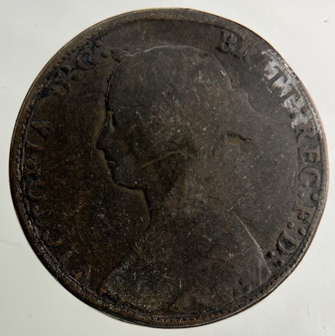 British Victoria Modified 2 Heads Half - Penny Coin | Collectable Grade