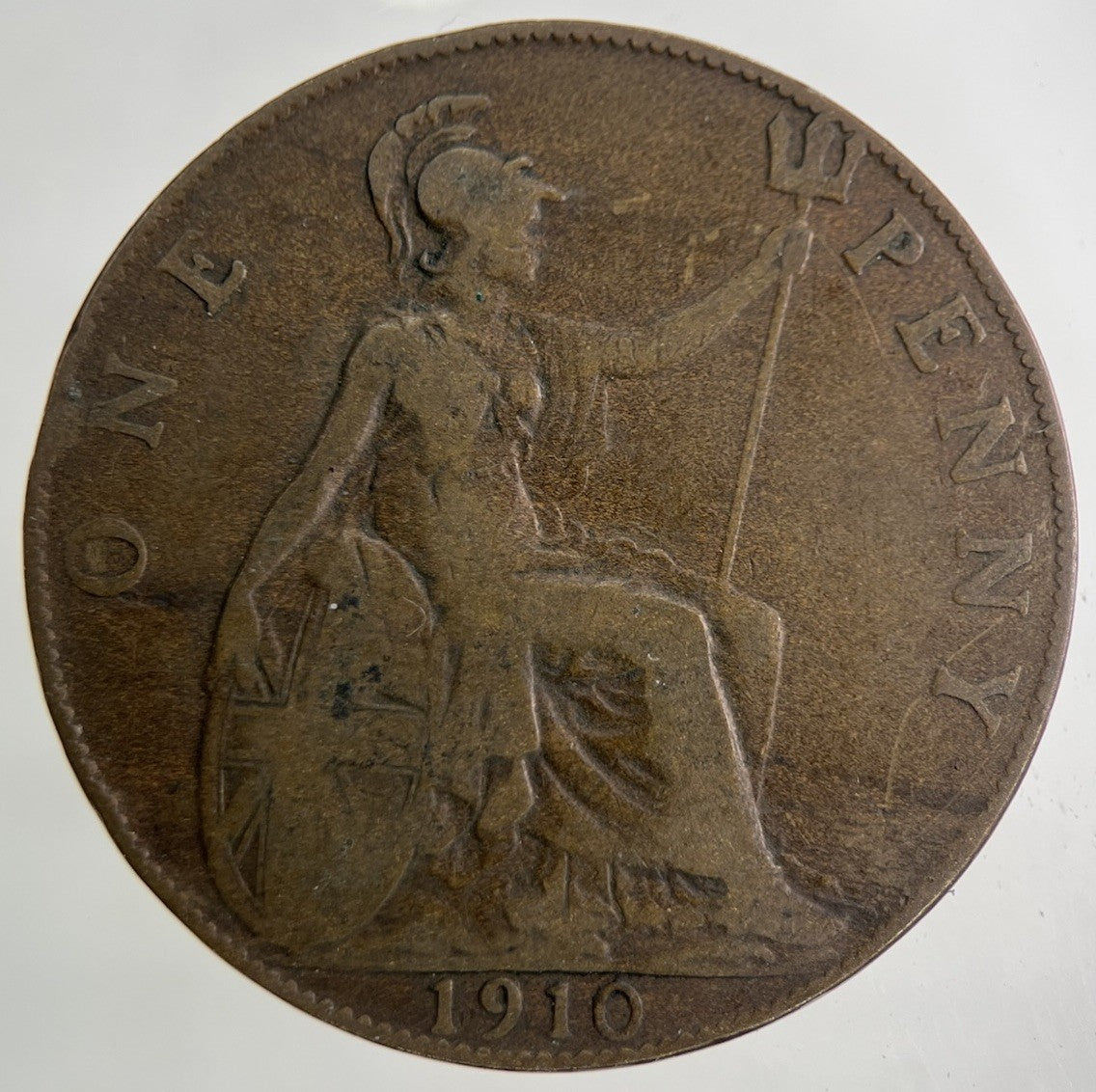 1910 Edward VII One Penny Coin | Collectable Grade