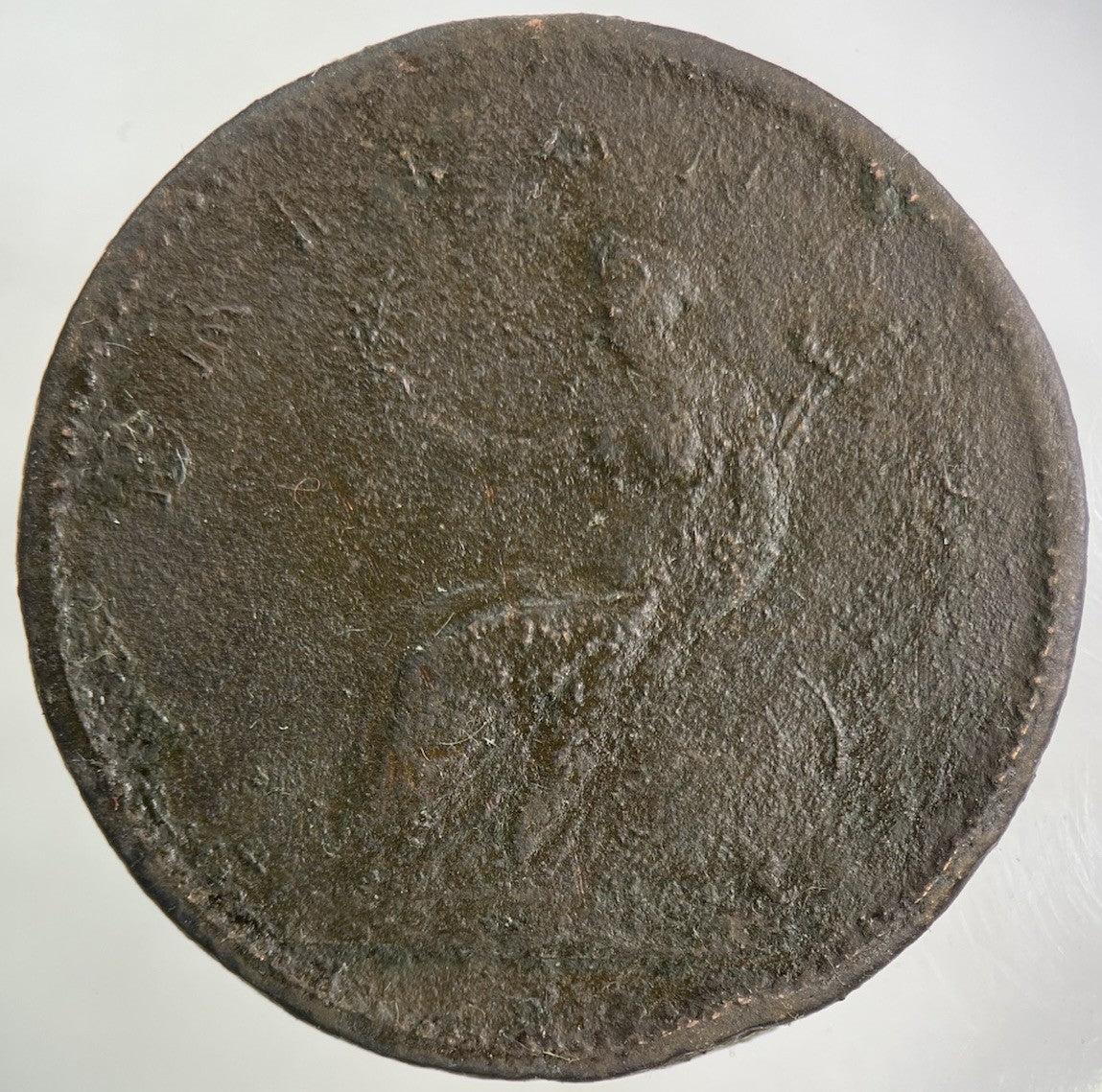 British George III 3rd One Penny Coin | Worn Grade