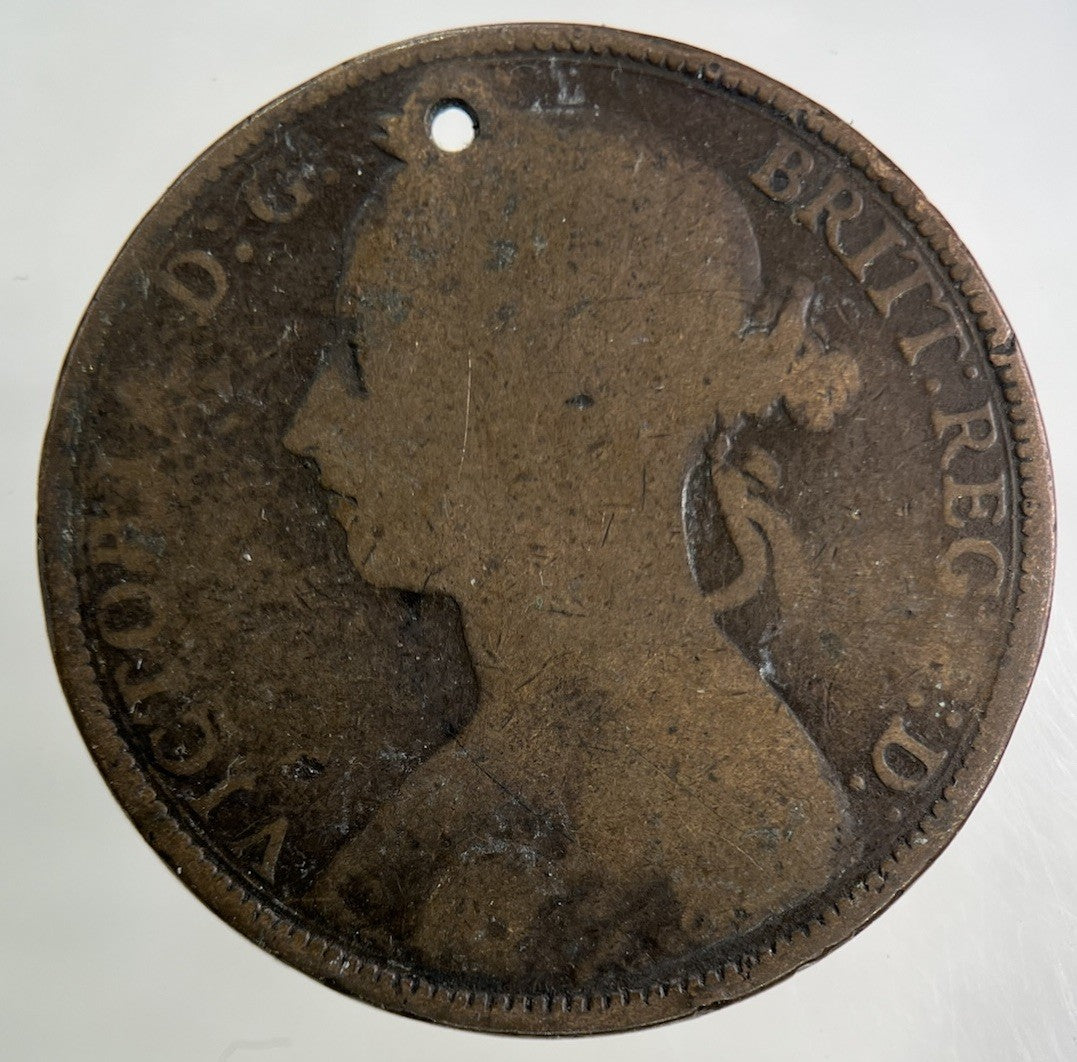 1885 Victoria One Penny Coin | Collectable Grade