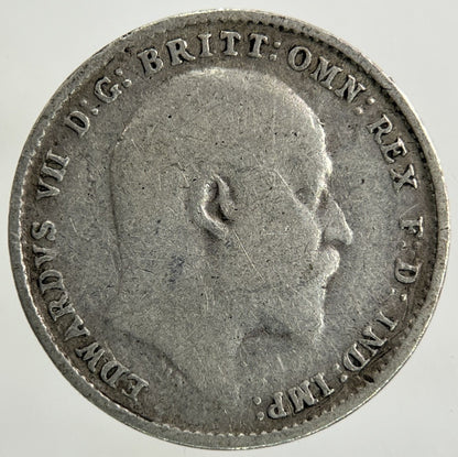1906 Edward VII Threepence Silver Coin | Collectable Grade