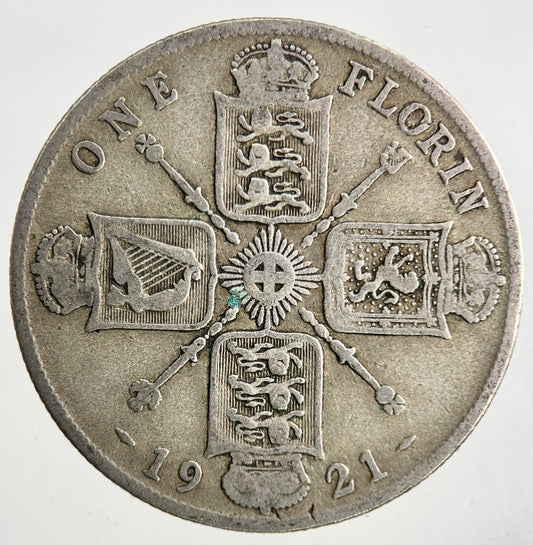 1921 George V Florin Silver Coin | Collectable Grade