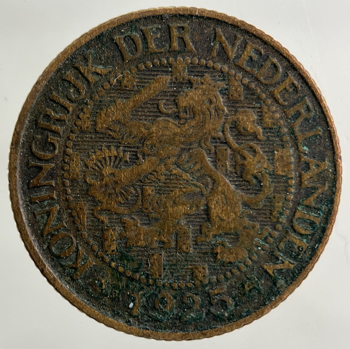 1925 Netherlands 1 Cent Coin | Fine Collectable Grade