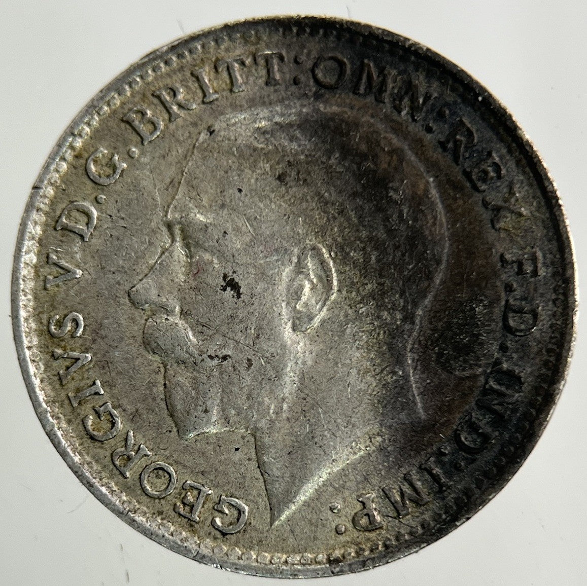 1916 George V Threepence Silver Coin | Very High Grade