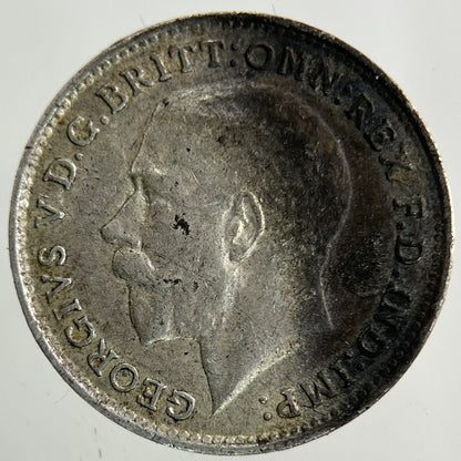 1916 George V Threepence Silver Coin | Very High Grade