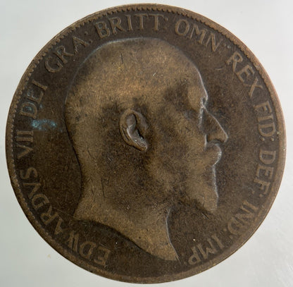 1904 Edward VII One Penny Coin | Collectable Grade